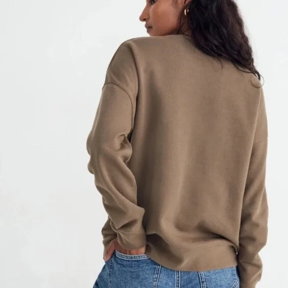 Madewell Resourced Cotton French Terry COTSWOLDS HILLS sweatshirt Jumper XXL - Picture 3 of 13